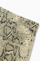 TNS Denim Woman Barrel Trouser Snake Print