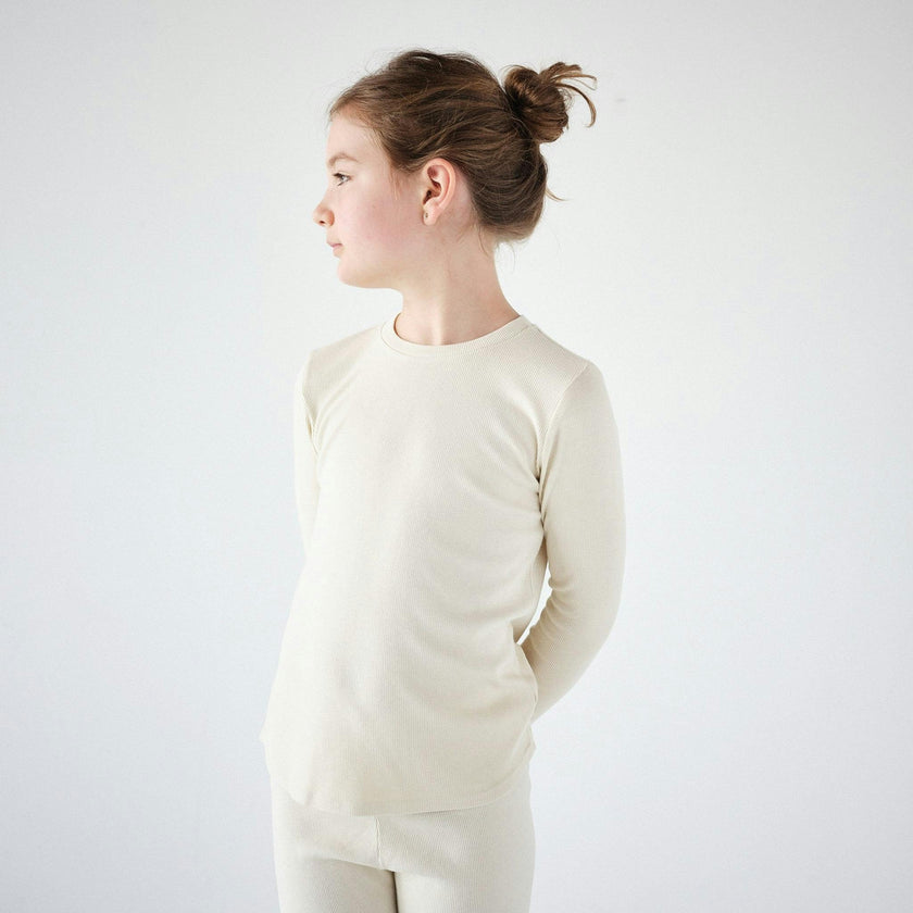 Rib Long Sleeve Top