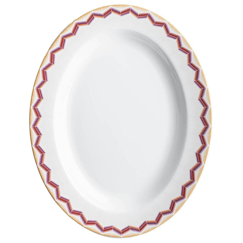ZIG ZAG JARRIS 156 Oval Dish - Ø 36 Cm