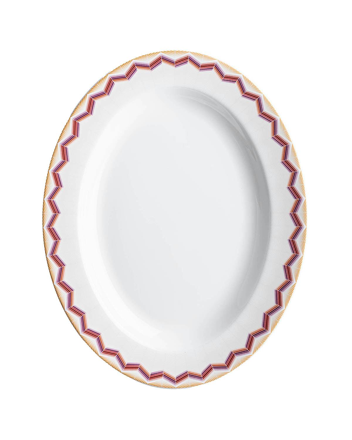 ZIG ZAG JARRIS 156 Oval Dish - Ø 36 Cm