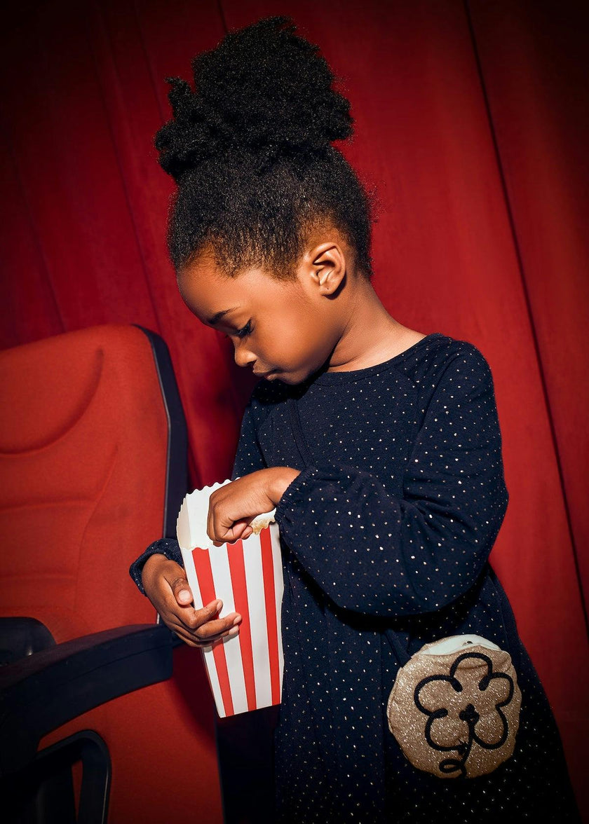 Girl Fleece Dress with Handbag