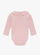 Baby Long Sleeved Grace Willow Bodysuit in Dusty Pink