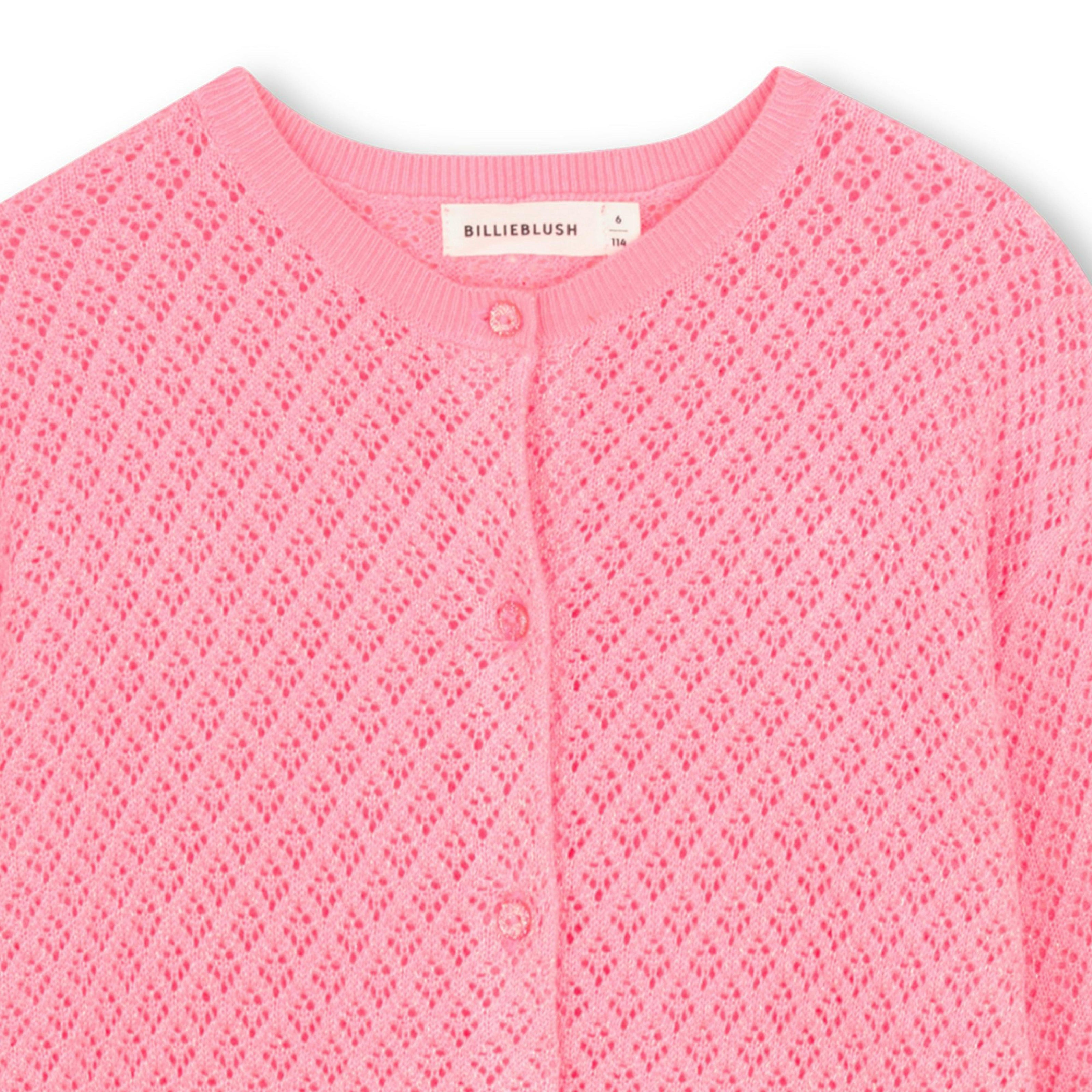Pink Knitted Kids’ Cardigan