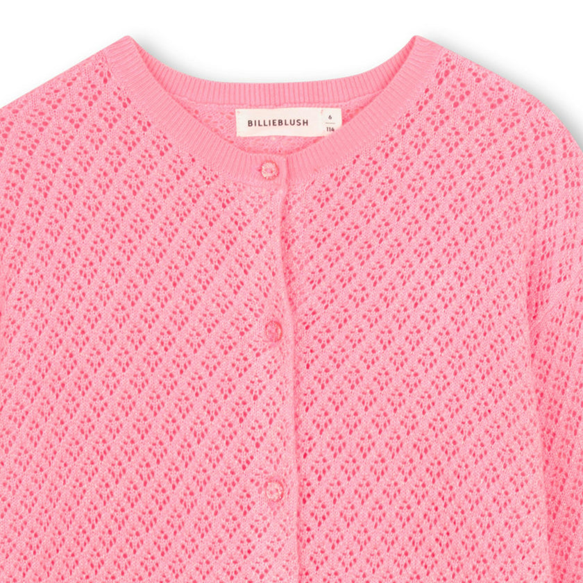 Pink Knitted Kids’ Cardigan