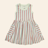 Stripe Mix Pocket Dress