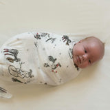 Cotton Muslin Swaddle Blanket 3 Pack - Snow Day