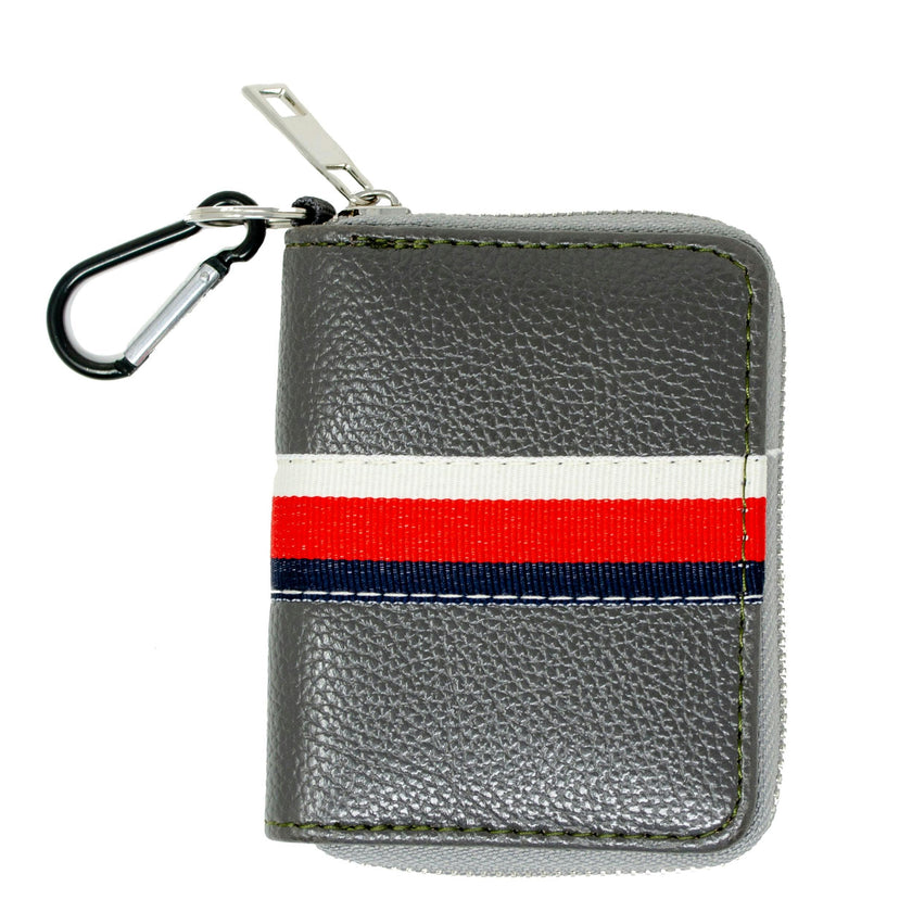 Leather Stripped Wallet