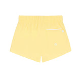boys soleil yellow panelled boardie