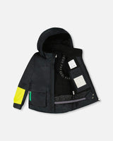 Two-Piece Play Snowsuit Smiley Face