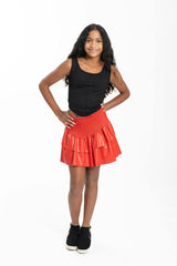 Kids Leather Julia Skirt