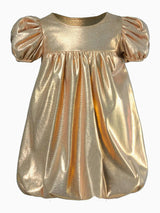 Gold Holiday Dress for Girls