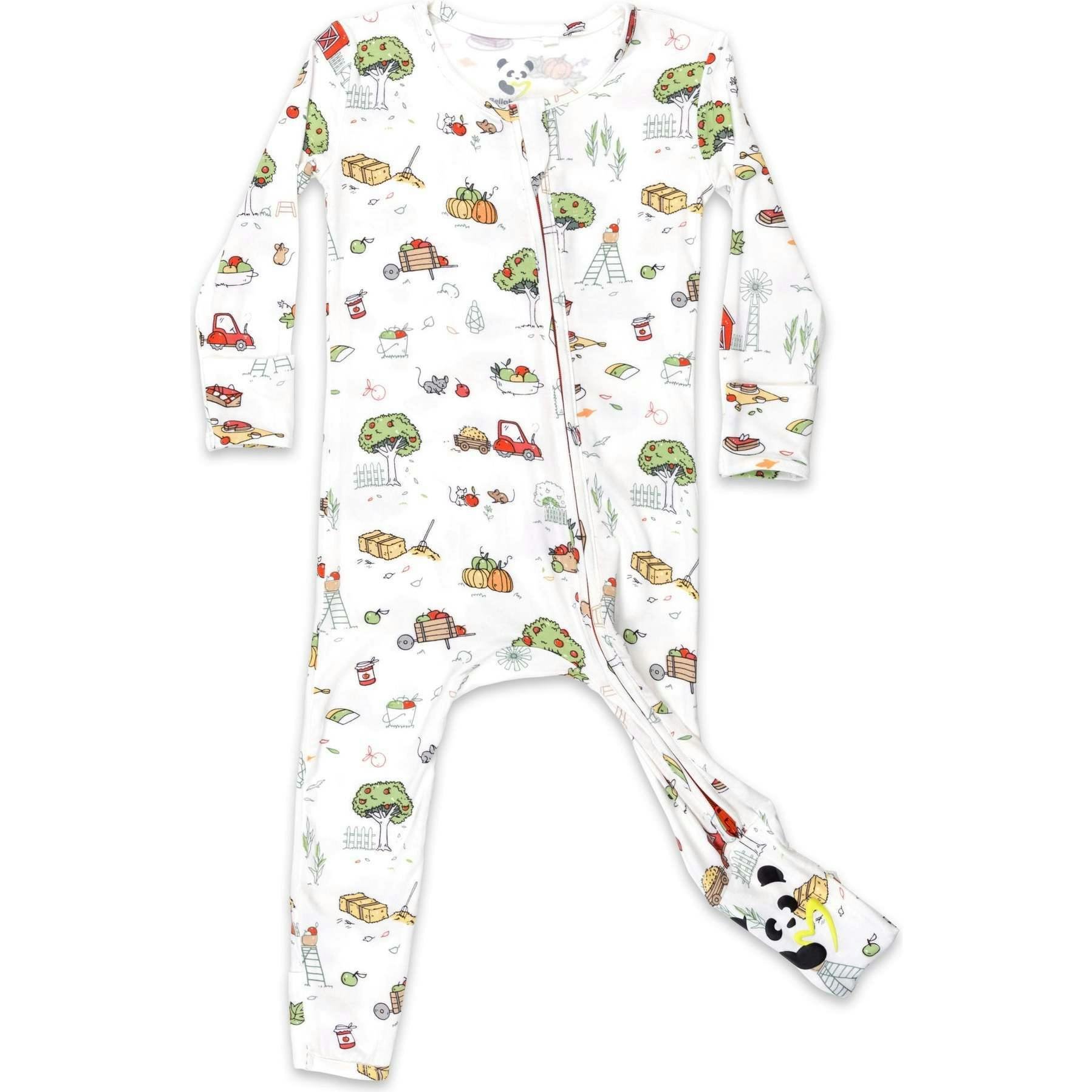 Fall Vibes Bamboo Convertible Footie