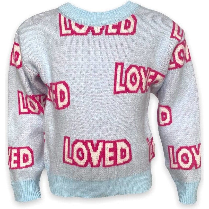 Loved Long Sleeve Ribbed Cuff Sweater