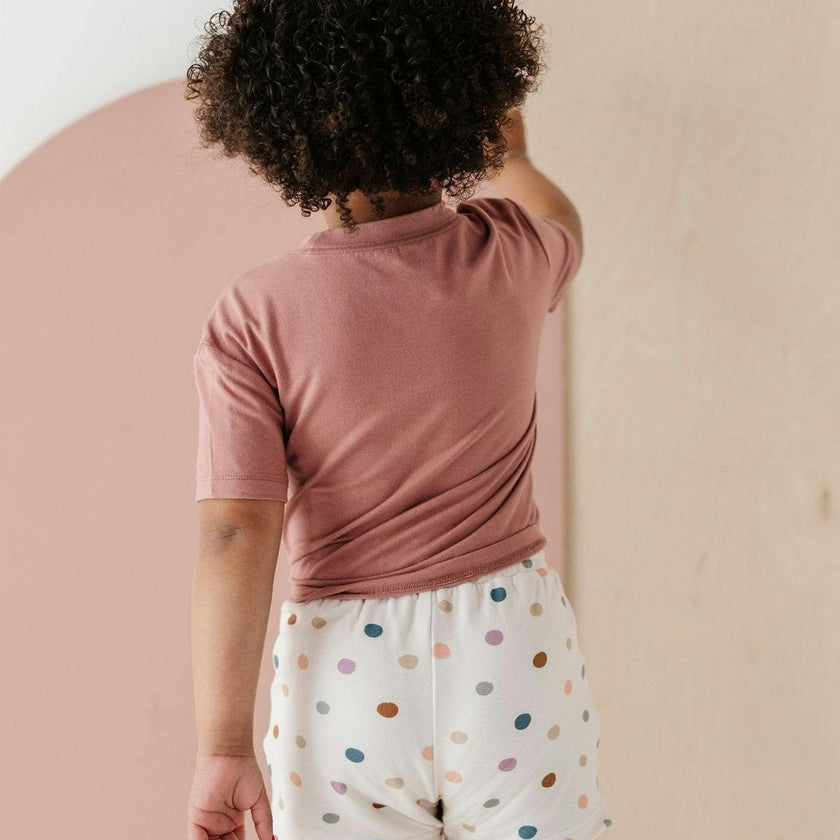 Girl's Shorts Spring Polka Dots