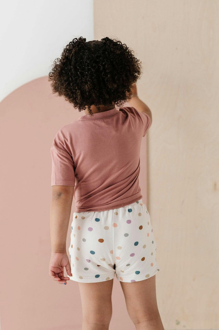 Girl's Shorts Spring Polka Dots