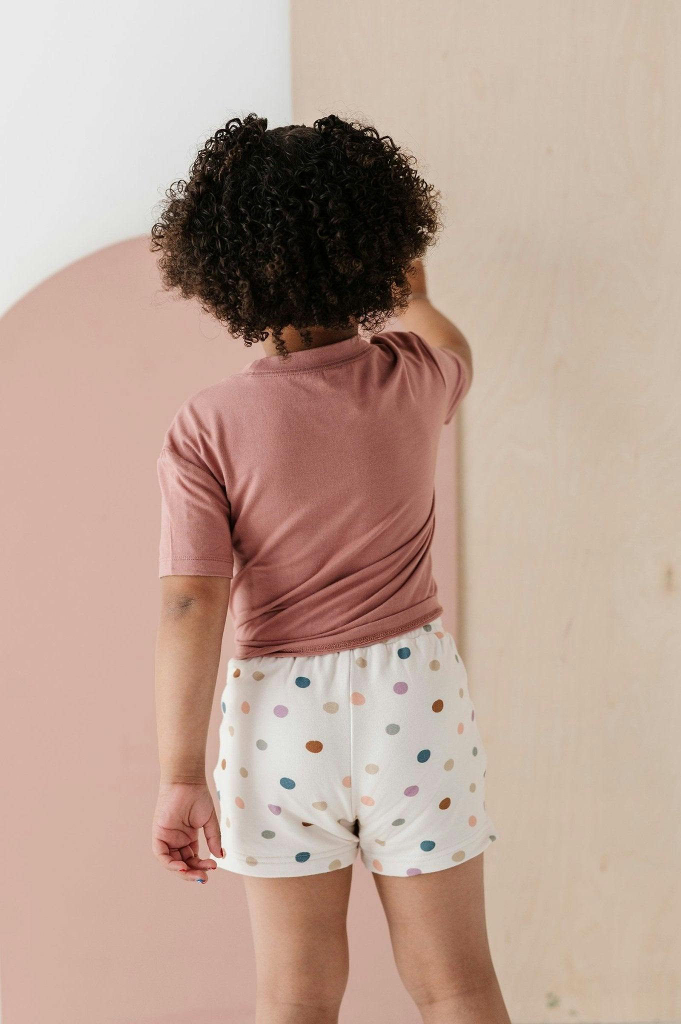 Girl's Shorts Spring Polka Dots