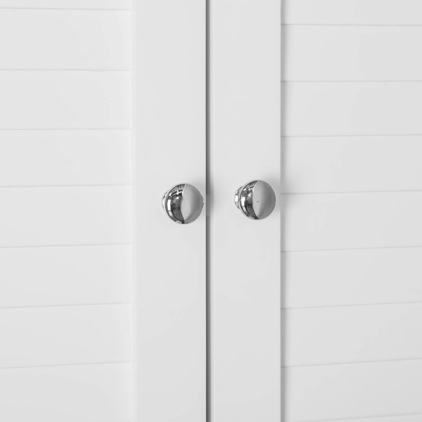 Louis Wooden Space Saver with Shutter Style Doors