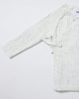 Cotton Wrap Top - Ribbed