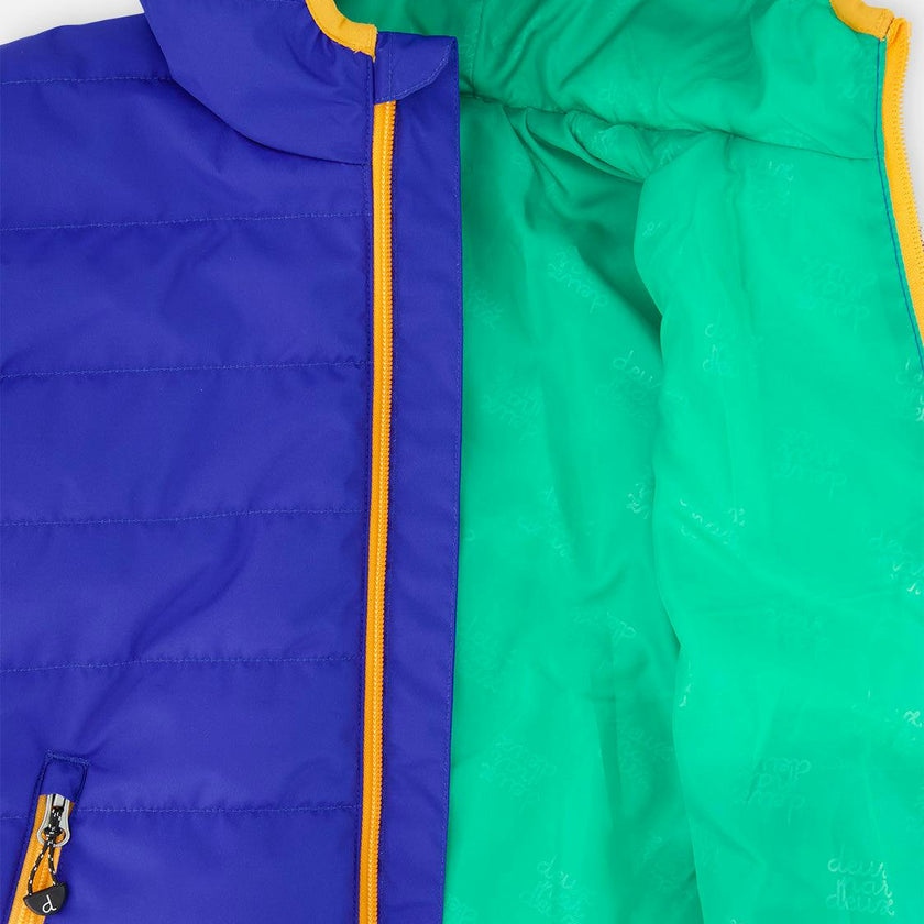 Quilted Mid-Season Jacket Royal Blue