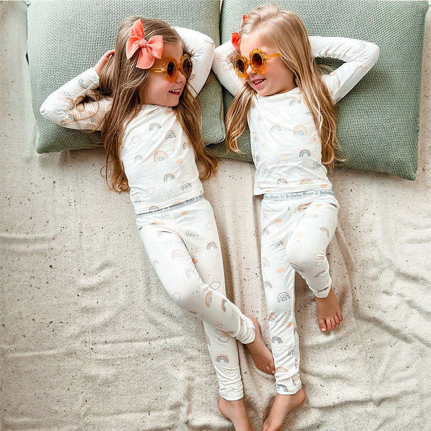 Rainbows Bamboo Kids Pajamas