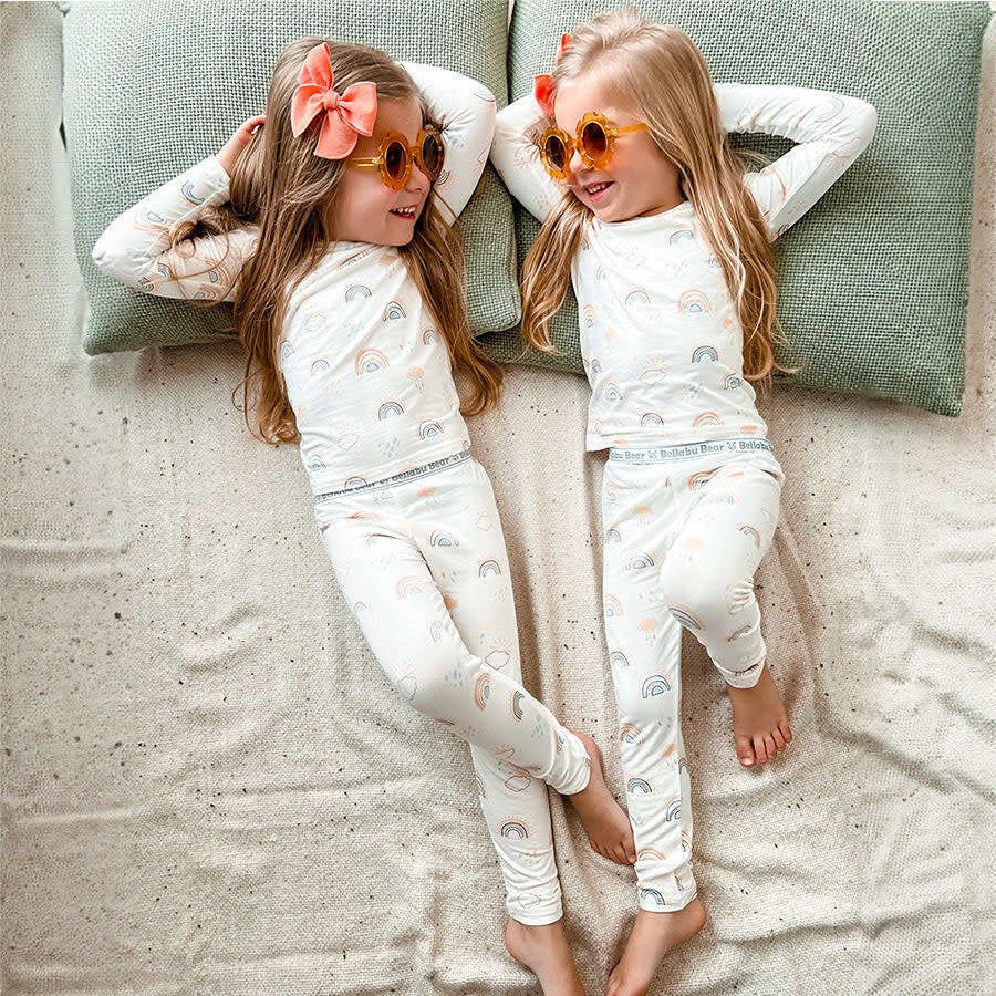 Rainbows Bamboo Kids Pajamas
