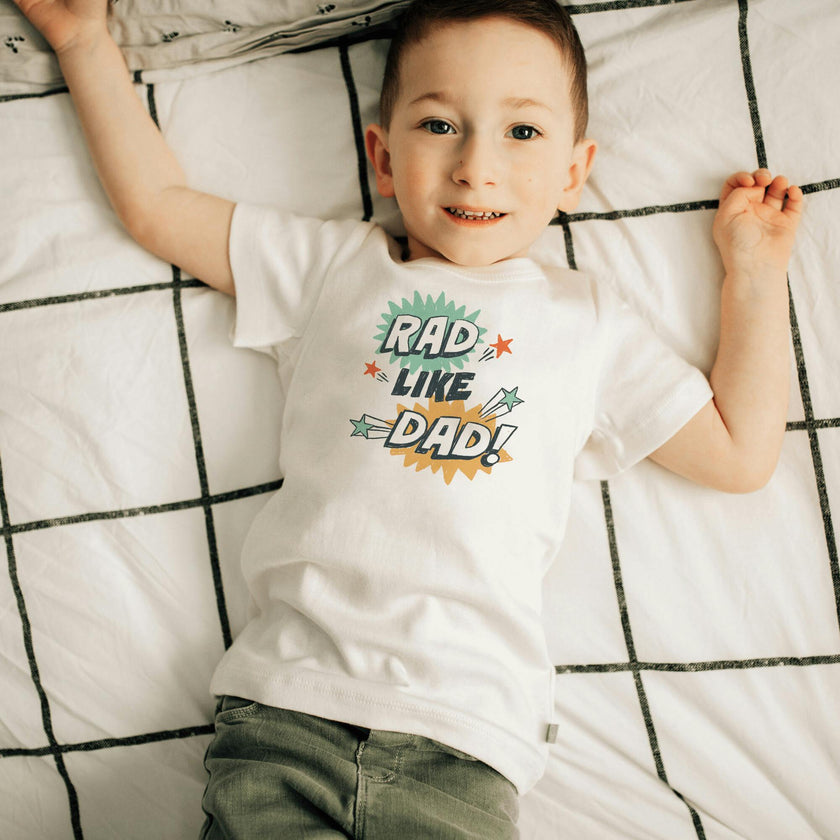 graphic tee | rad like dad explosion