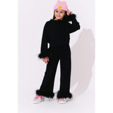 Black Feather Athletic Set