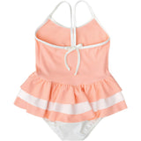 Amelia one piece in peach pink and ivory