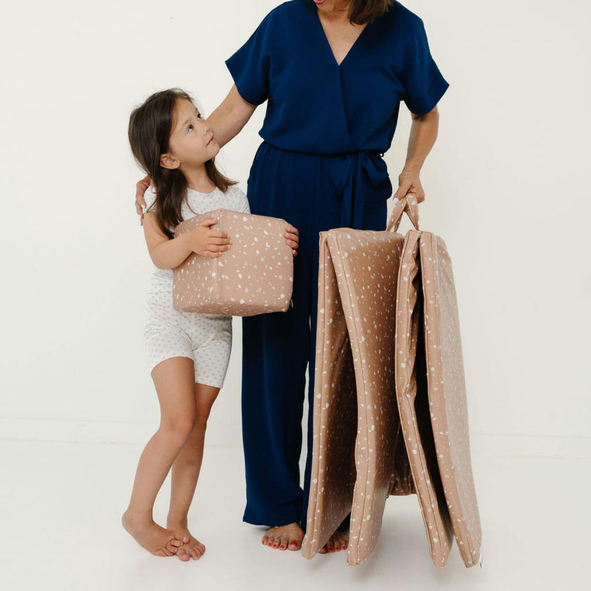 Terrazzo Clay Vegan Leather Mat