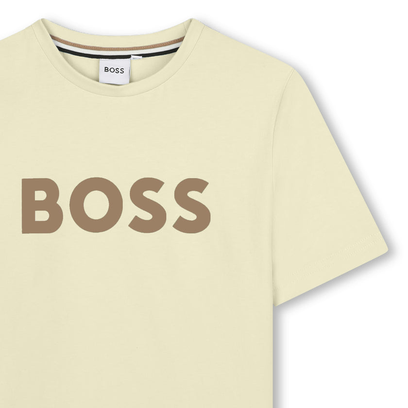 Sand Logo Print T-Shirt