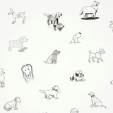 Good Dogs Everywhere Woven Wallpaper