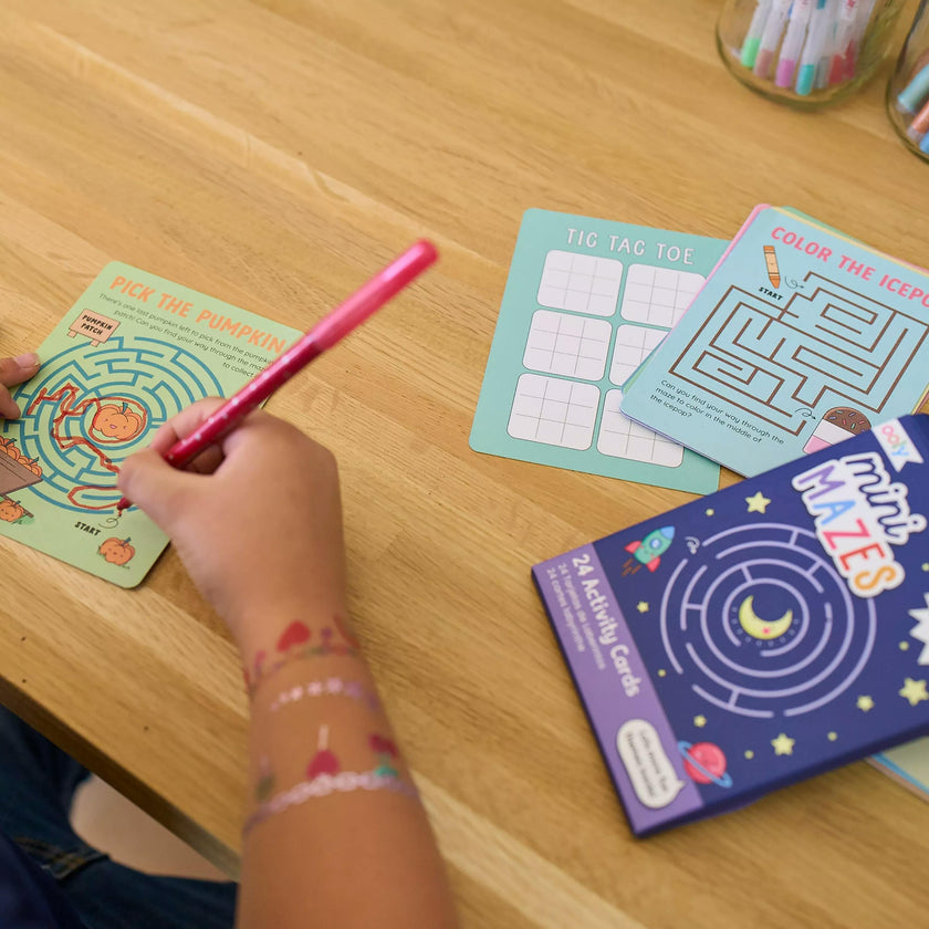 Mini Mazes Activity Cards - Set of 24