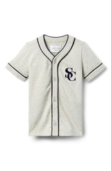 Jones Baseball Jersey - Heather Grey