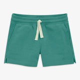 Kids track short in seasonal colors