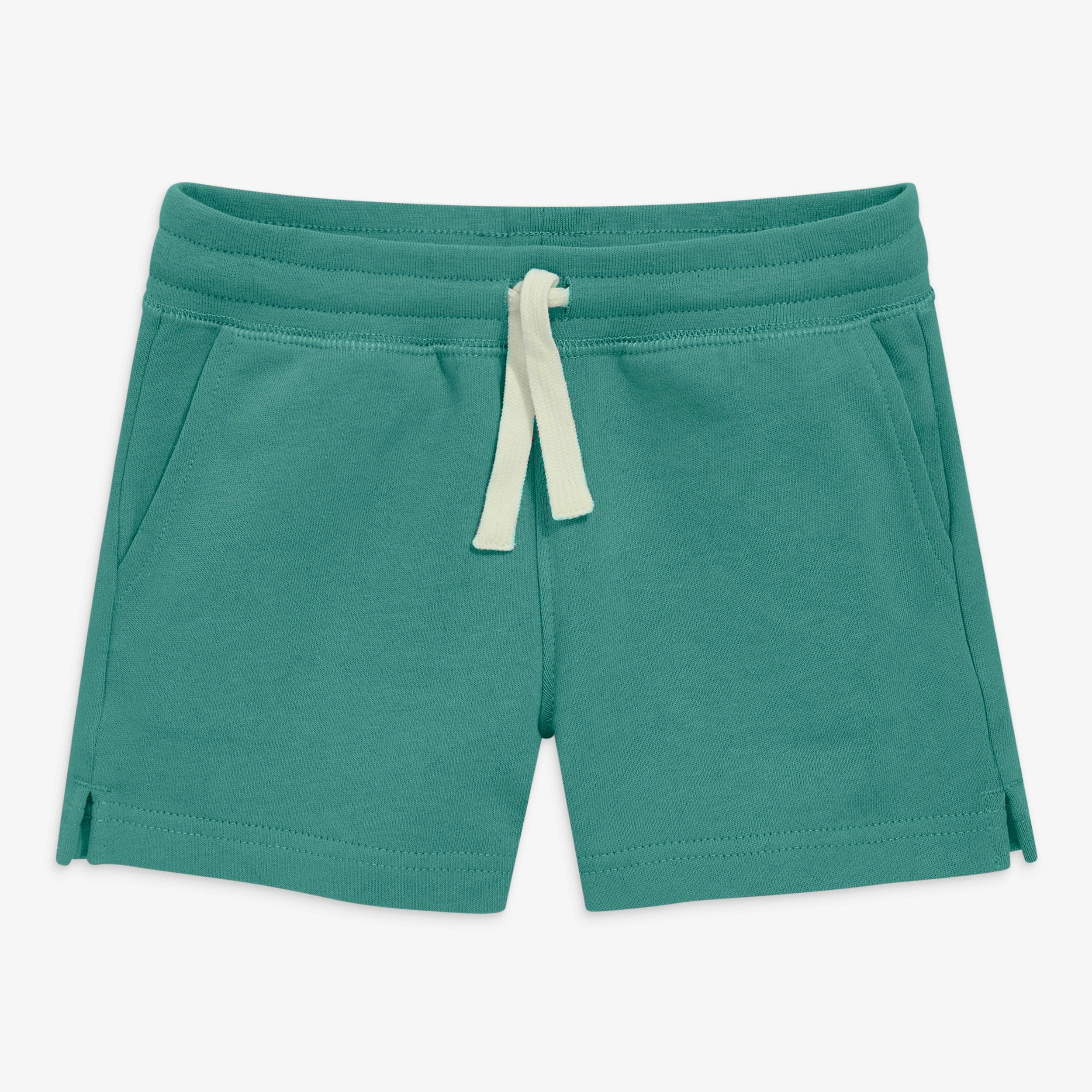 Kids track short in seasonal colors