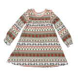 Girls Night Gown in Fair Isle