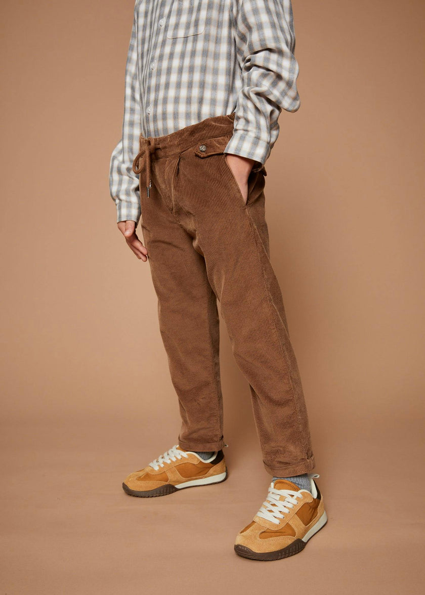 The Brown Corduroy Jogger Trousers