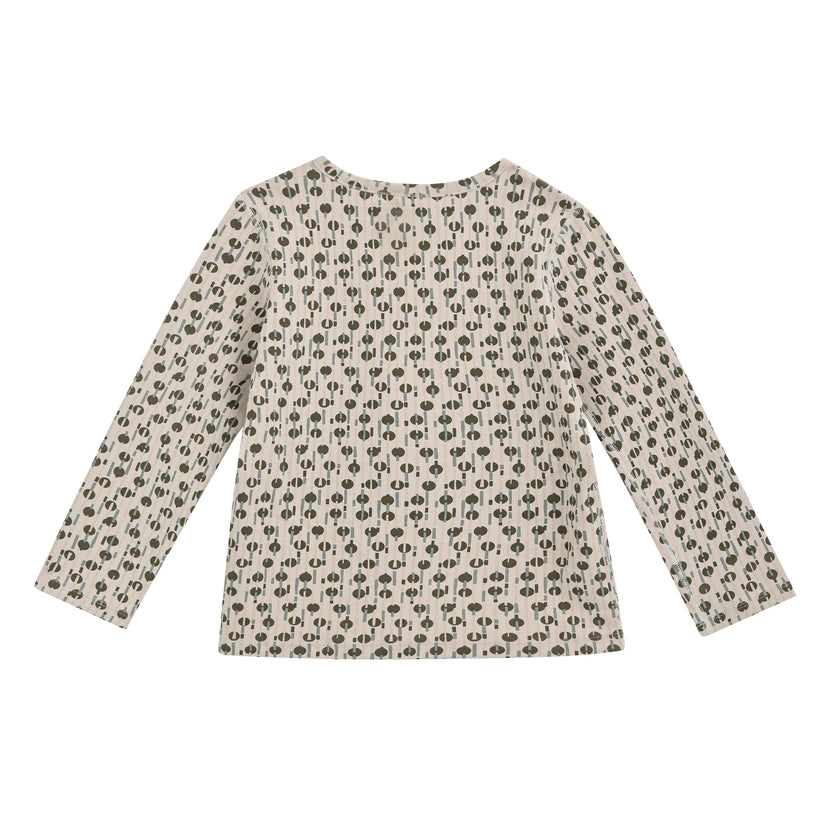 Light Gray Panda Cotton Pajama Set