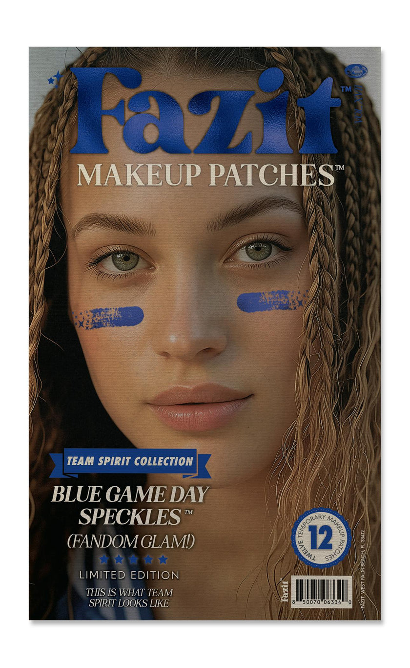 Blue Game Day Speckles