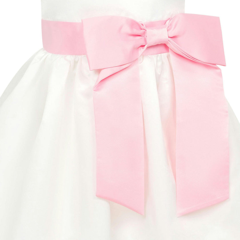Lilibet Satin Bow Occasion Party Dress