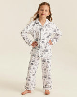 Kid's Twill Pajama Set in Hallow's Eve Toile