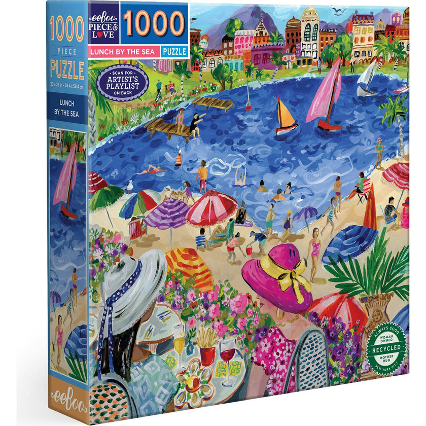 Piece&Love: Lunch by the Sea - 1000 pc Puzzle