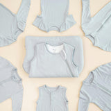 Zippered Footie in Storm