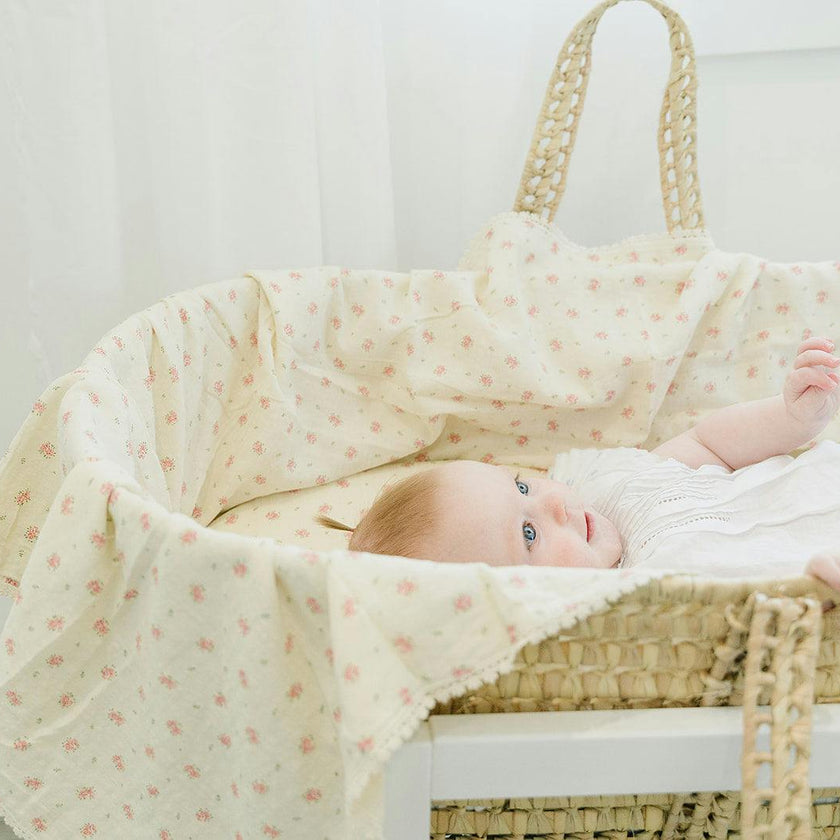 Muslin Blanket- Blush