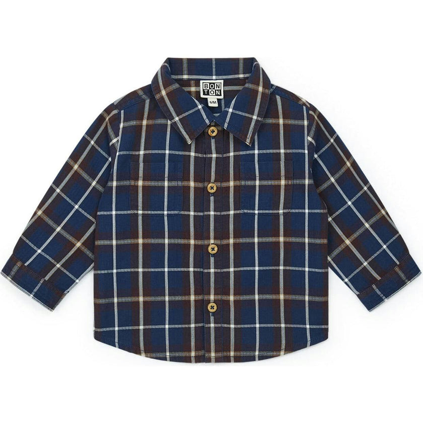 Plaid Baby Shirt