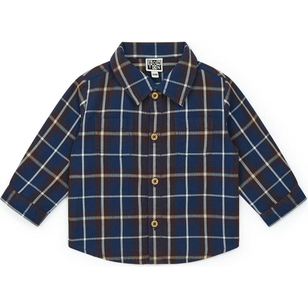 Plaid Baby Shirt