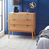 Baisley 3-Drawer Rattan Chest