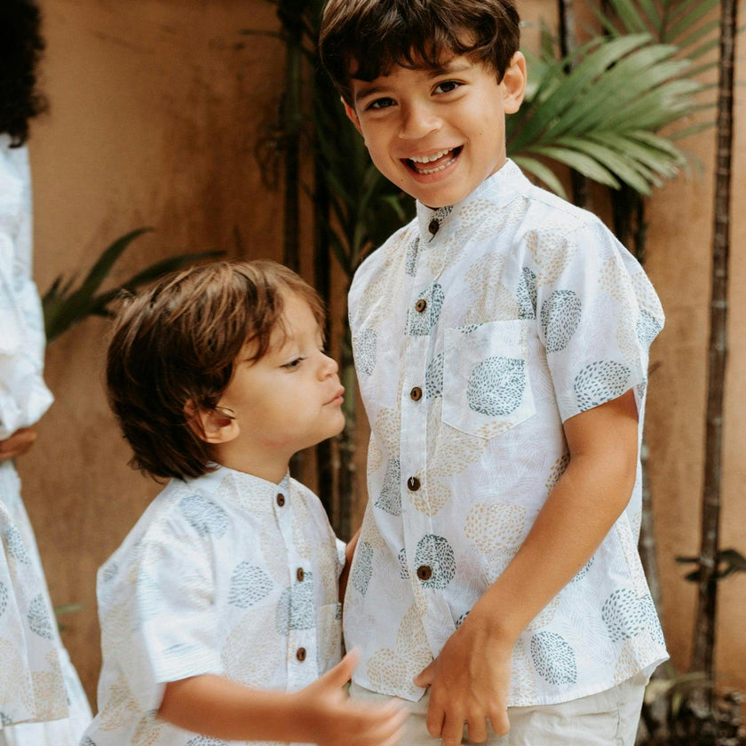 Block Printed Shirt for Boys