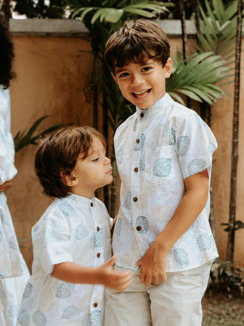 Block Printed Shirt for Boys