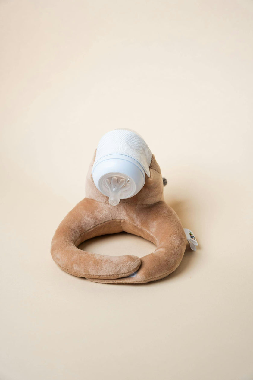 Baby Bottle Pillow Holder For Parents - Sloth